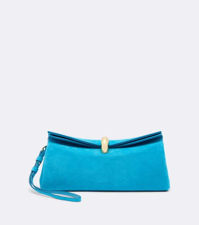 Valérie suede clutch