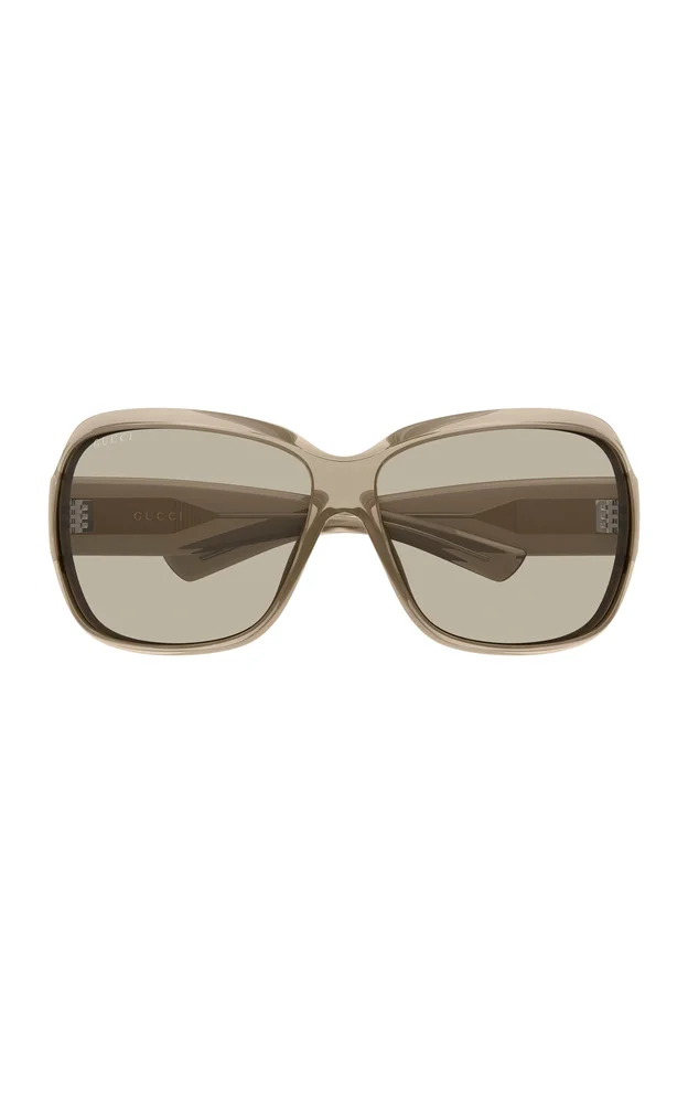 Square-Framed Acetate Sunglasses