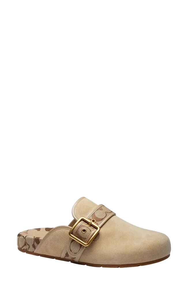 Archival Buckle Leather Clog