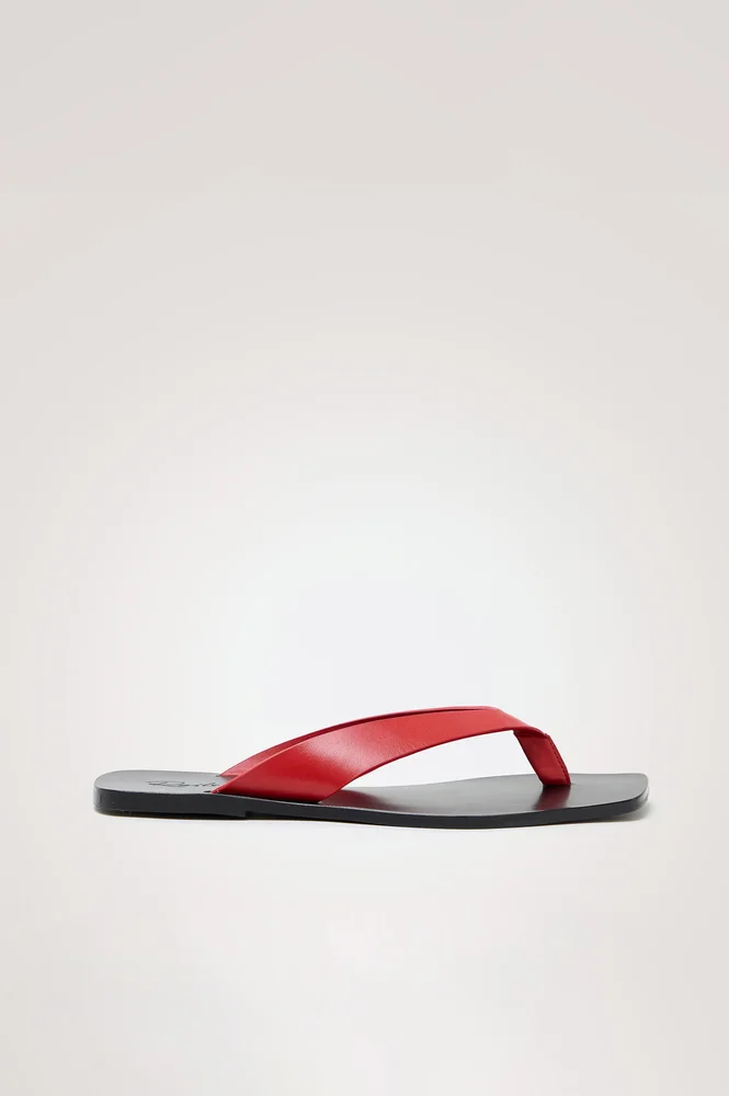 PORTO SANDAL - TOMATO LEATHER