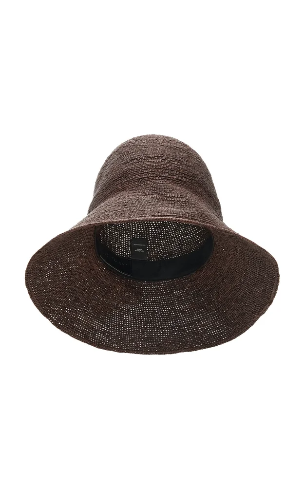 Teagan Raffia Straw Bucket Hat