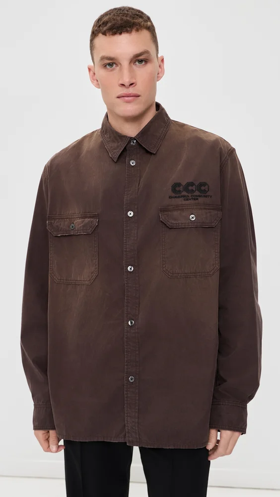 Oversized Workwear Corcoran Overshirt (Uniform Brown)
