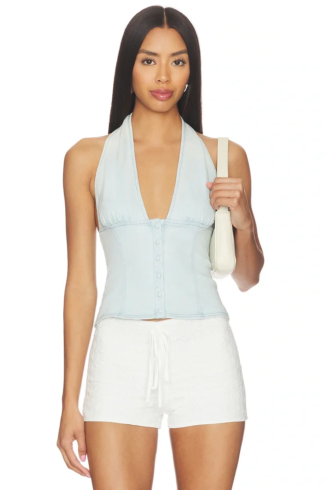 Ramona Denim Halter