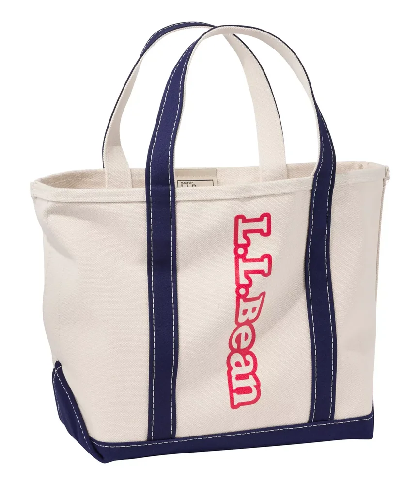 Boat and Tote, Print, Blue LLB Chelt Red