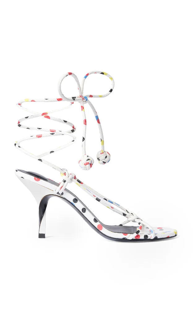 Tourni Confetti Leather Sandals