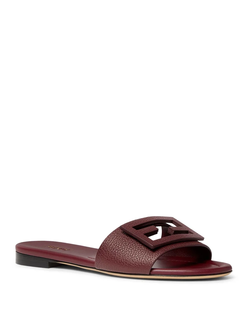 Leather Slide Sandals