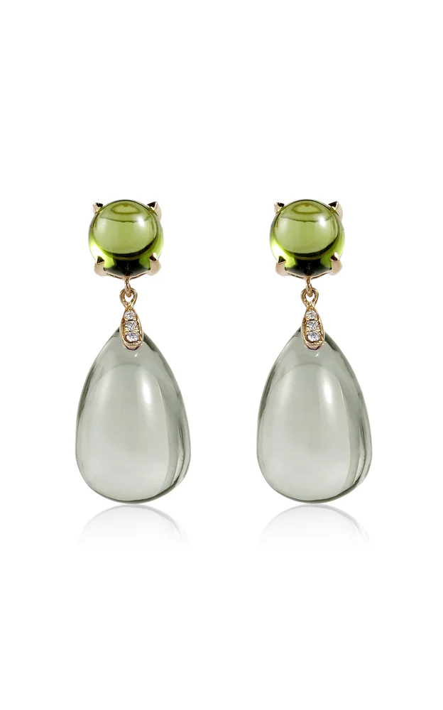 Teardrop Cabochon Earrings