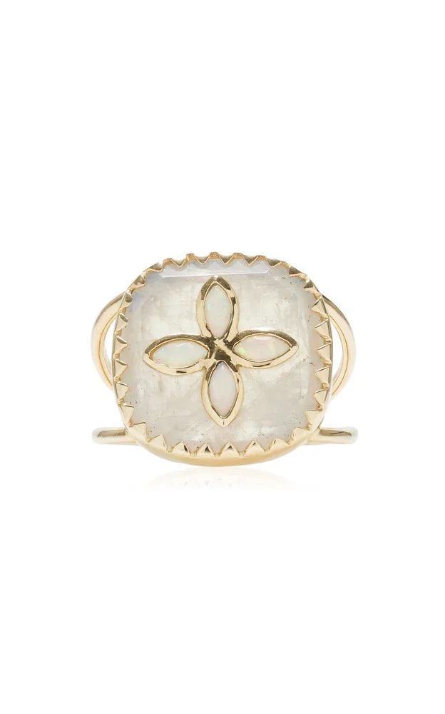 Bowie N°2 Moonstone Ring