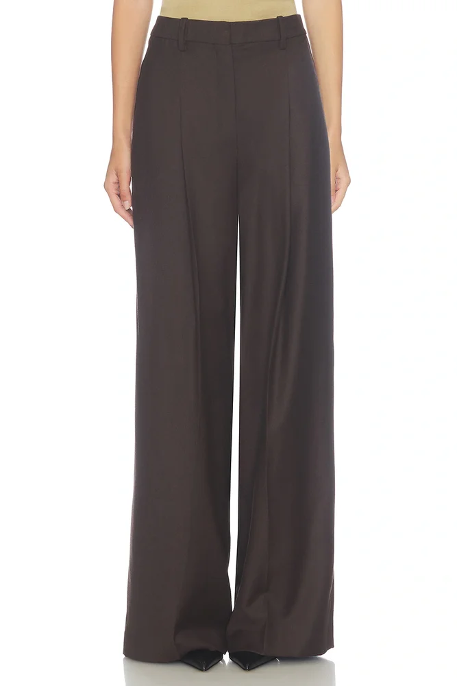 Wide Pleated Trouser