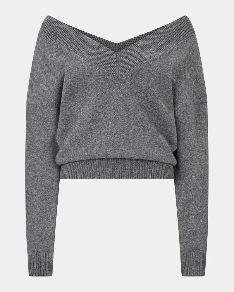 Off-The-Shoulder Cashmere Sweater
