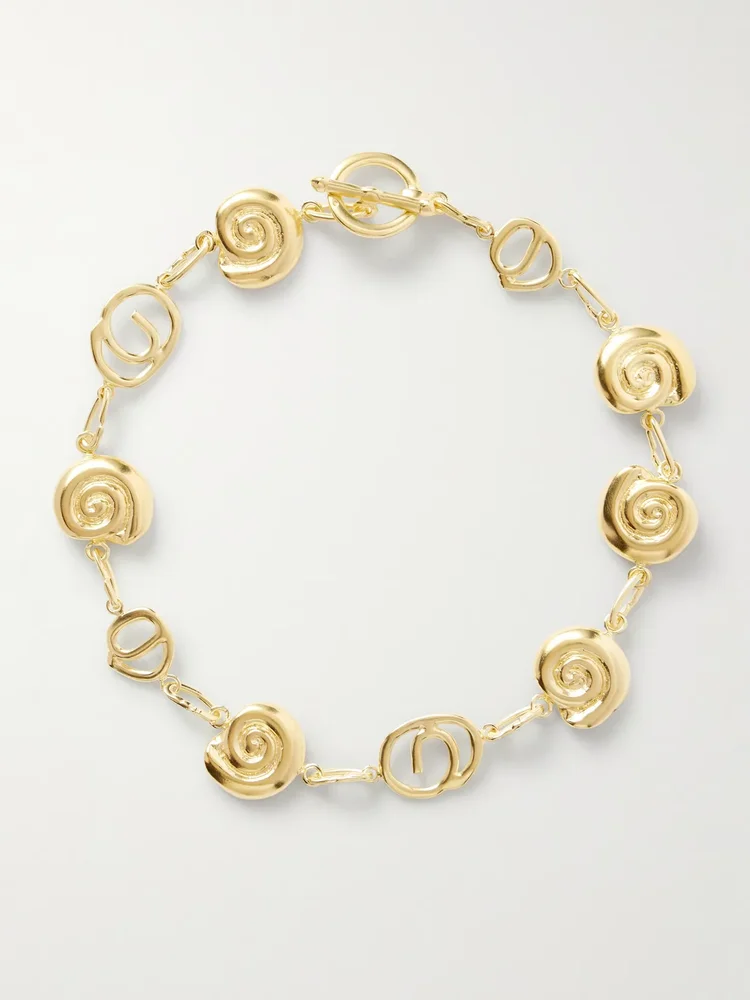 Pallas gold-plated necklace