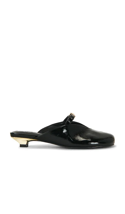 Sue Bow Kitten Heel Deep Shine