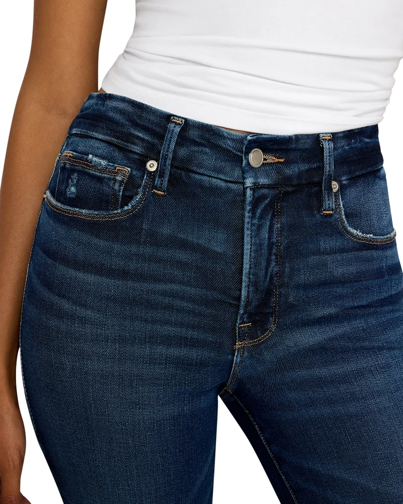Soft Touch Straight Leg Jeans in Indigo