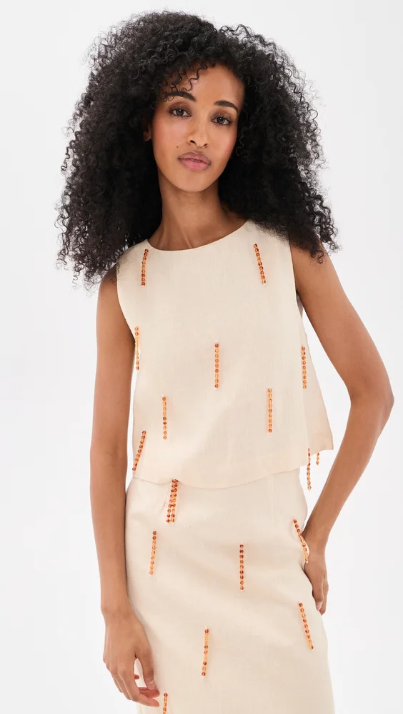 Siena Linen Top