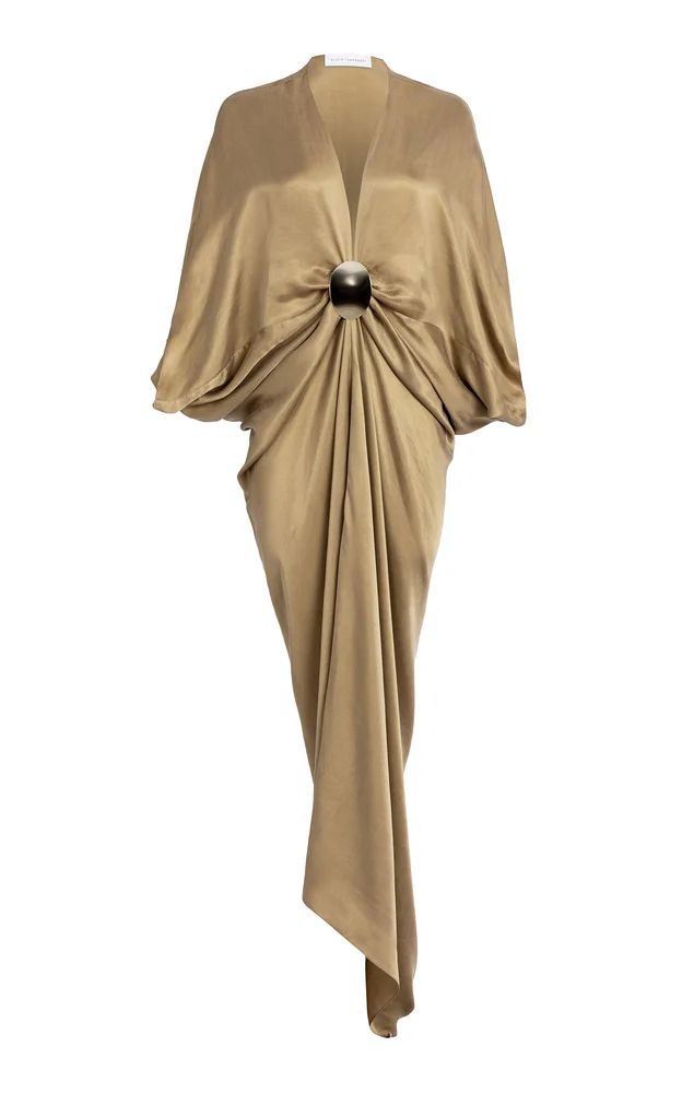 Foire Gathered Crepe Tunic