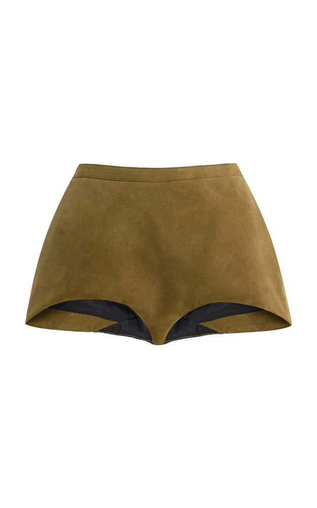 Exclusive Suede Shorts