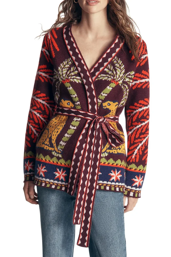Belted Wrap Cardigan