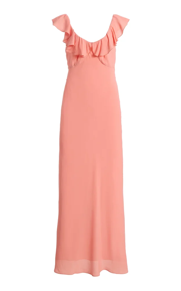The Blossom Ruffled Maxi Dress Exclusive