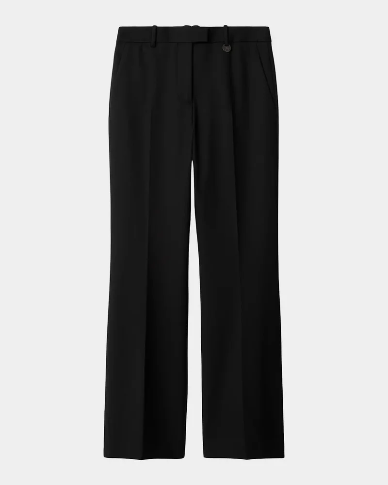 Tessa Wool-Twill Bootcut Pants