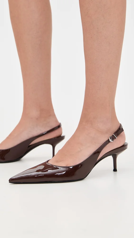 Paola Mid Slingback Heels
