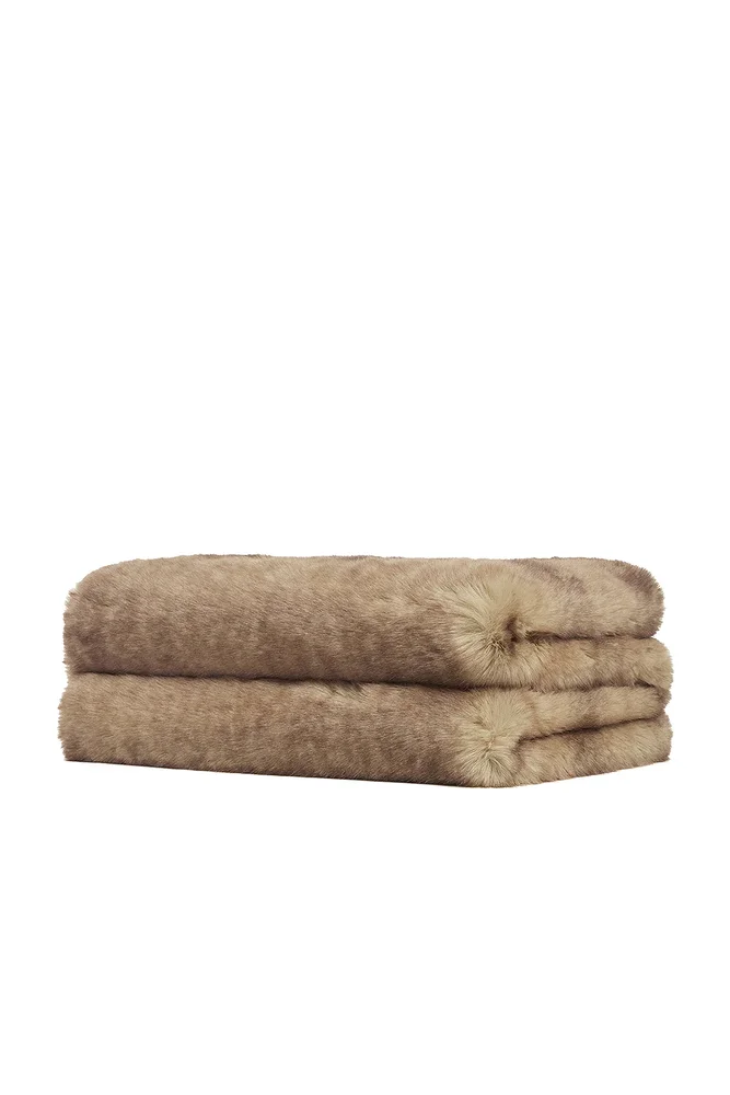 Brady Mink Blanket in Mink