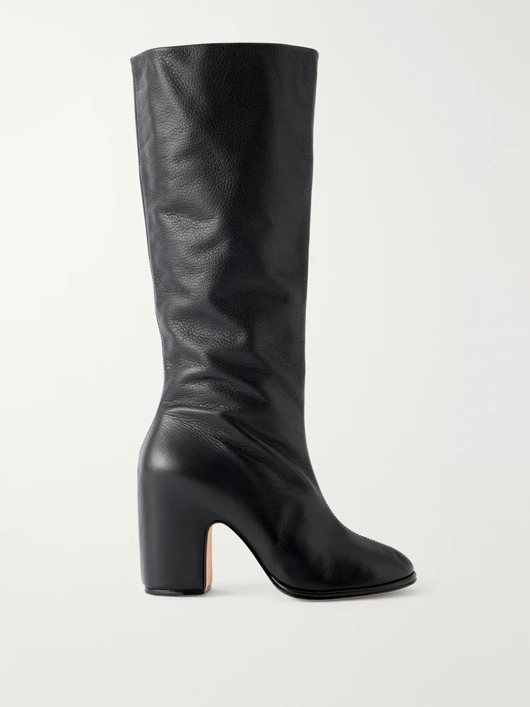 High Arch leather knee boots