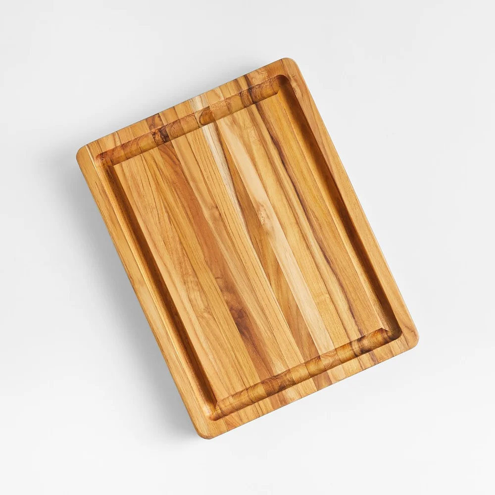 Edge-Grain Professional Cutting Board with Hand Grips, 16 x 12