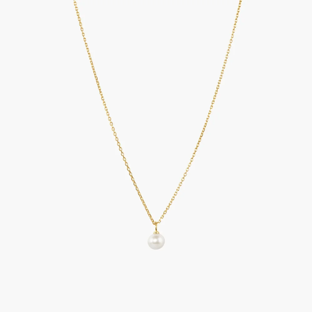 Mini Pearl Pendant Necklace