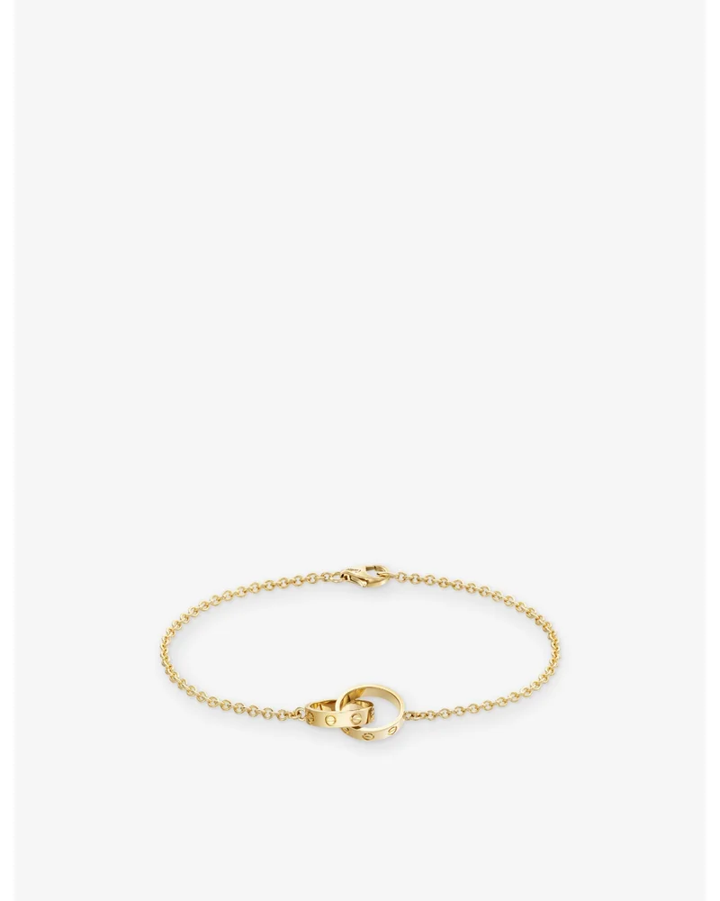 LOVE 18ct Yellow-Gold Chain Bracelet
