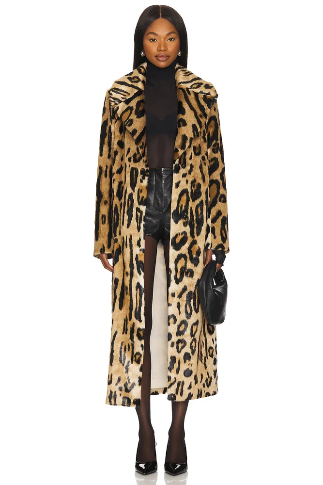 Miss Cindy Faux Fur Overcoat