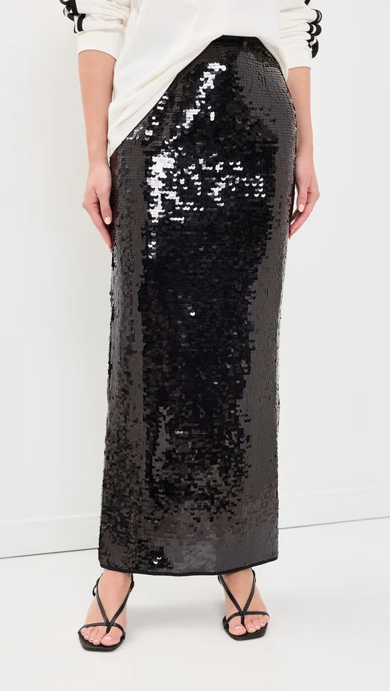 Devyn Sequin Midi Skirt