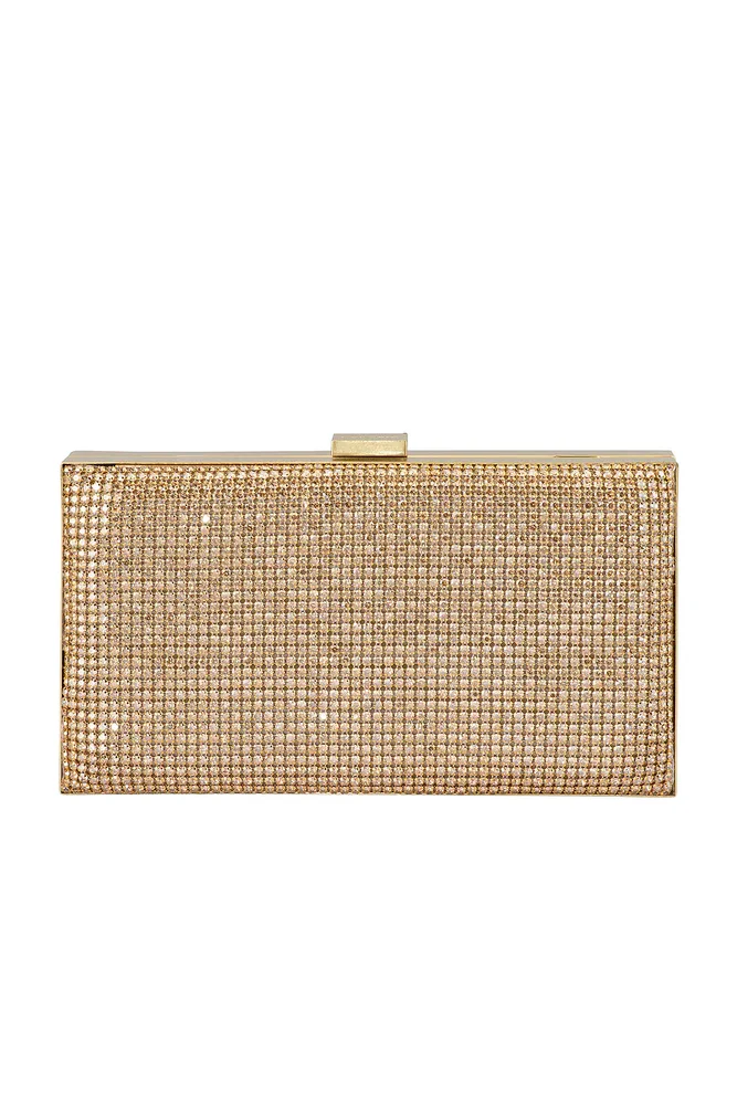 Stef Crystal Box Clutch