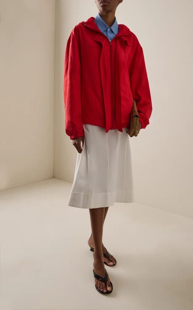 Hooded Shell Anorak Jacket