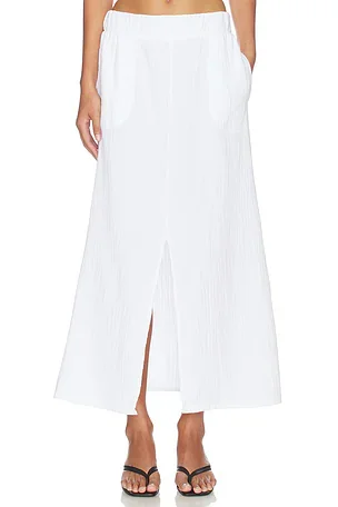 Split Front Maxi Skirt