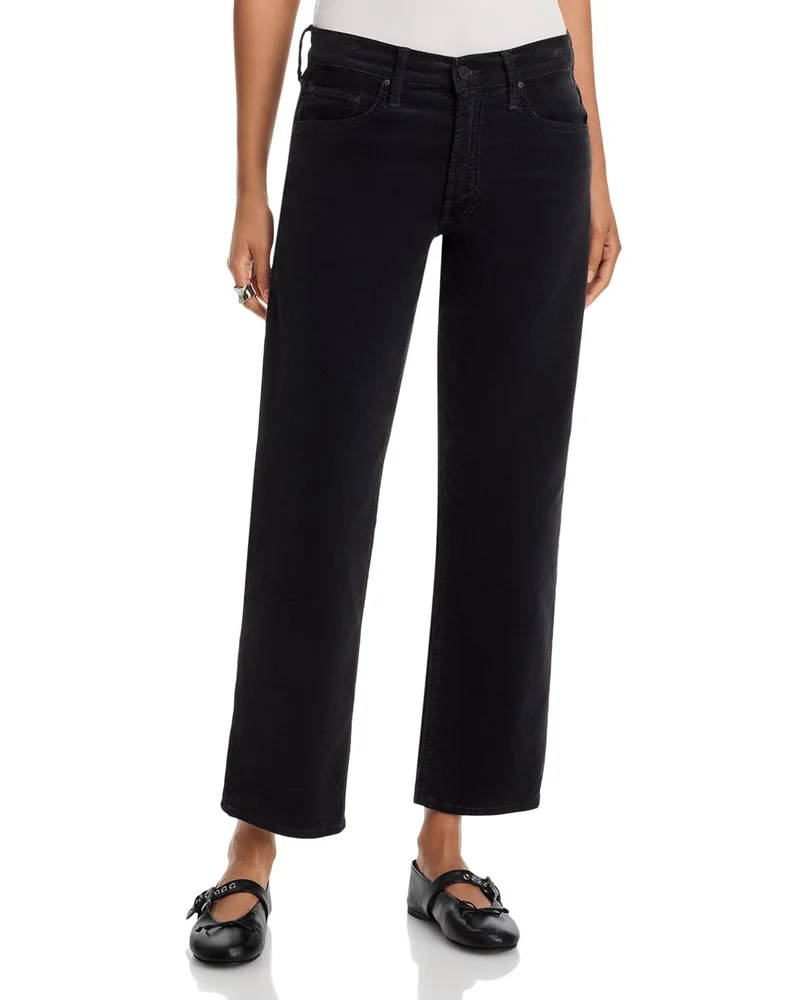 The Newbie Mid Rise Ankle Straight Jeans in Beluga