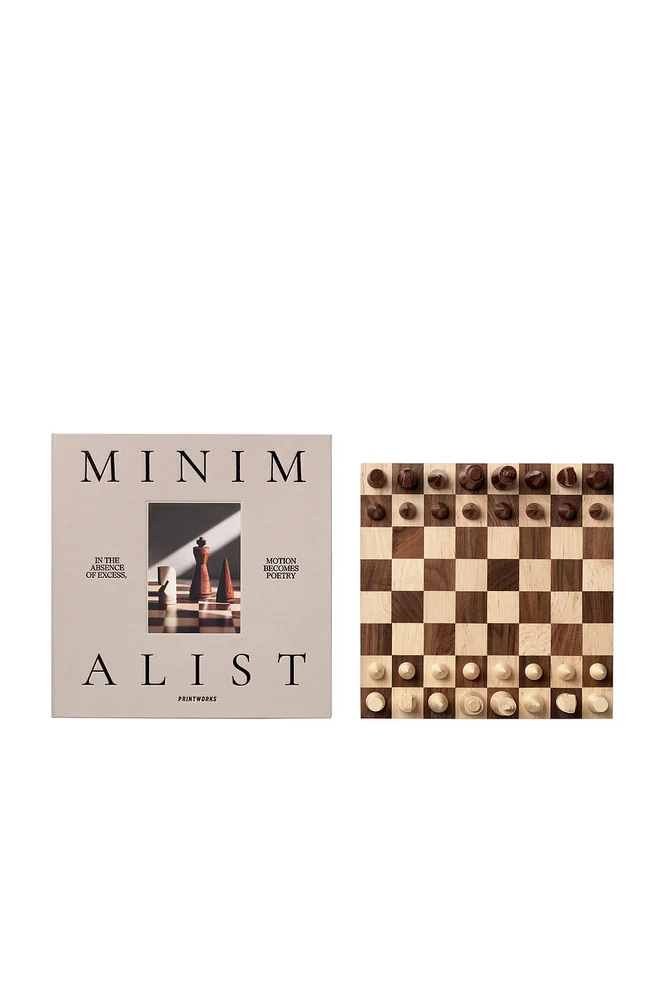 Wood Chess The Minimalist