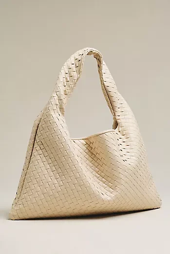 Calla Oversized Woven Shoulder Bag