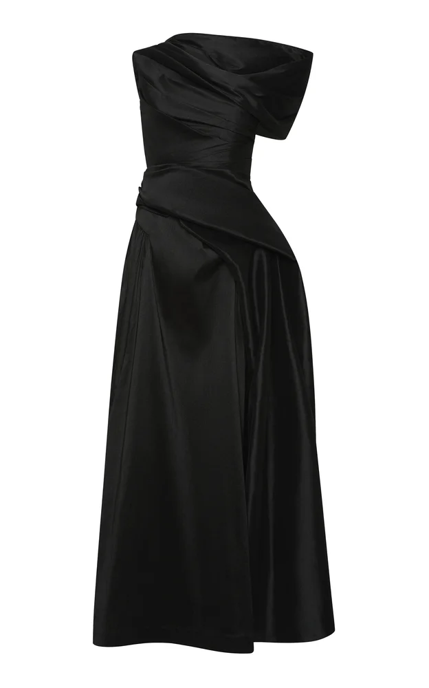 Banks One-Shoulder Gown