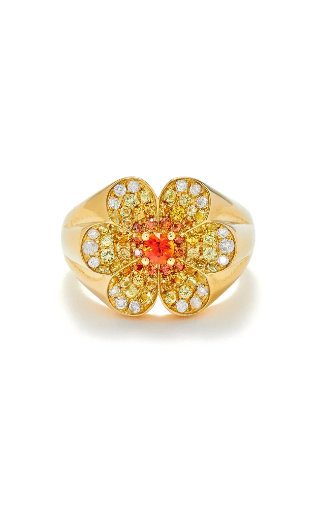 Daisy Signet Ring