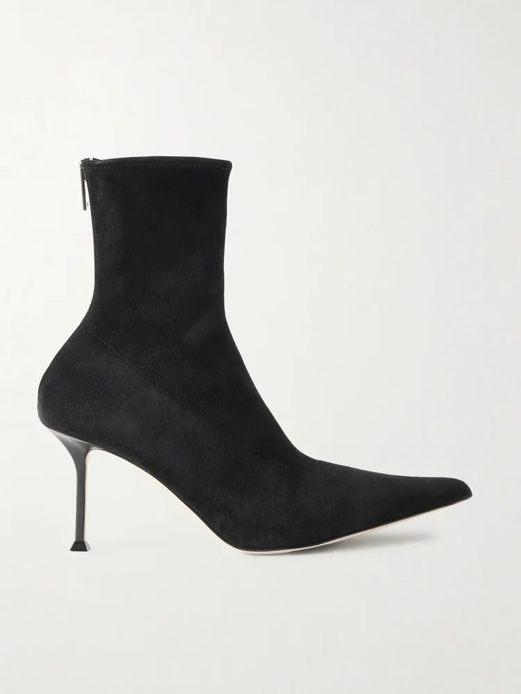 Helix stretch stretch-suede ankle boots