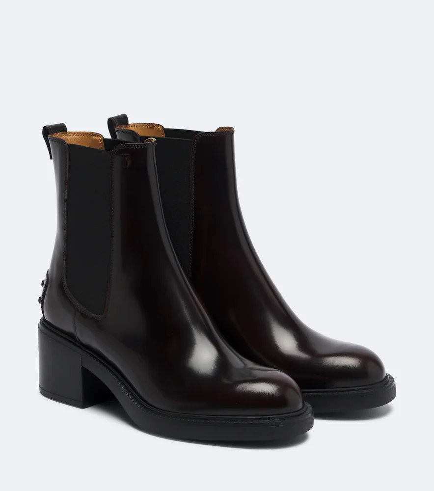 Leather Chelsea boots