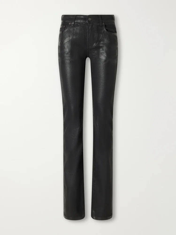 High-rise skinny jeans
