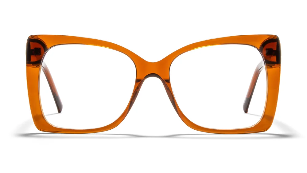 Florida Eyeglasses, Brown Crystal