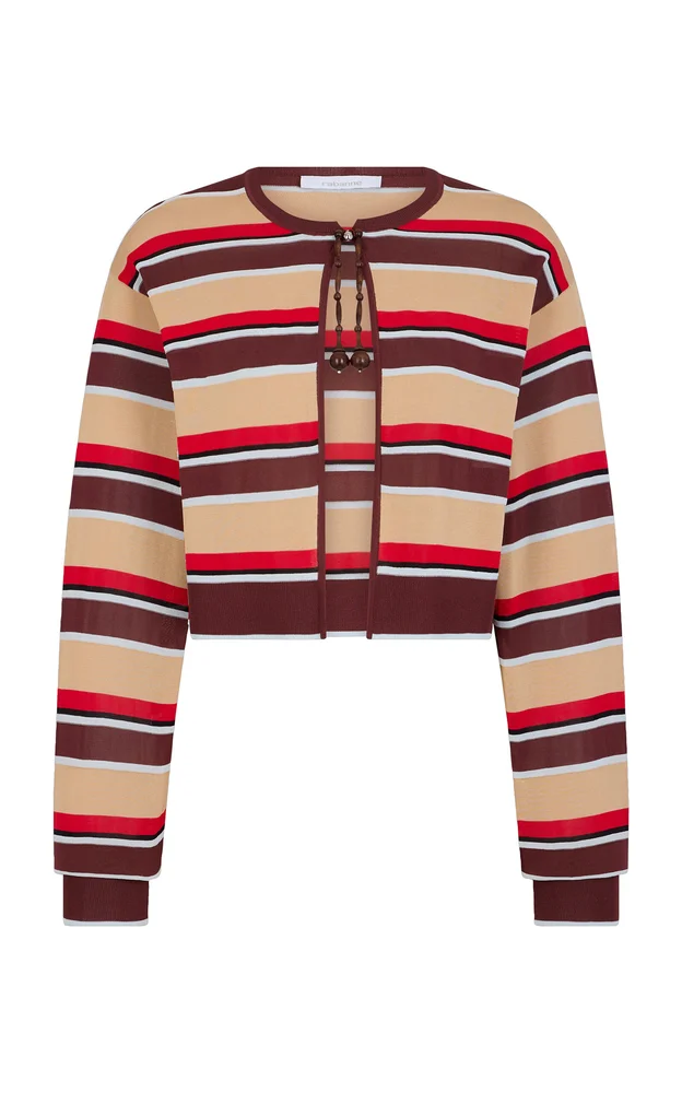 Striped Knit Cardigan