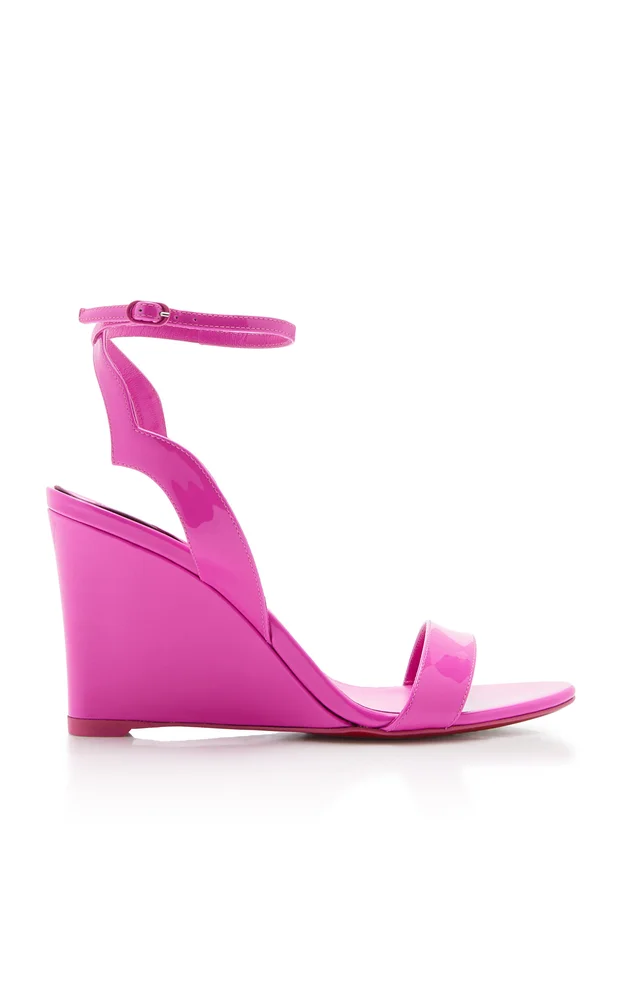 Zeppa Chick 85mm Patent Leather Wedges