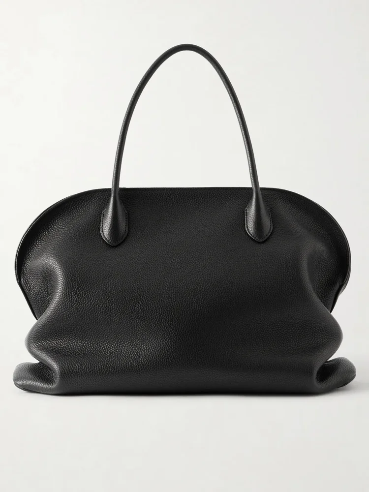 Agnes 15 textured-leather weekend bag