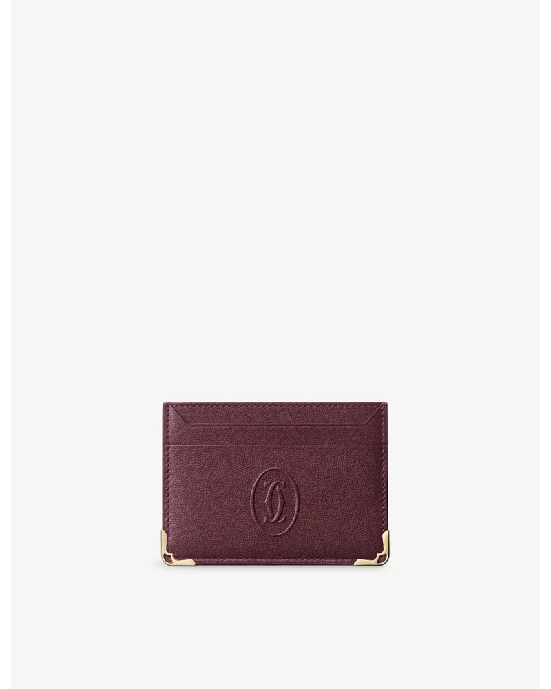 Must De Cartier Leather Card Holder