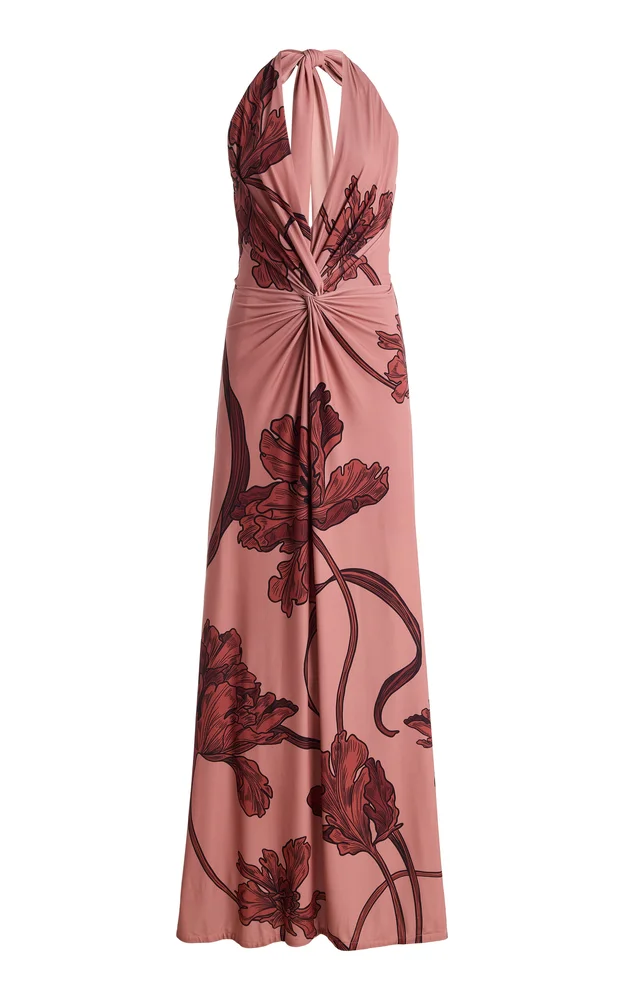 Exclusive Pura Maxi Halter Dress