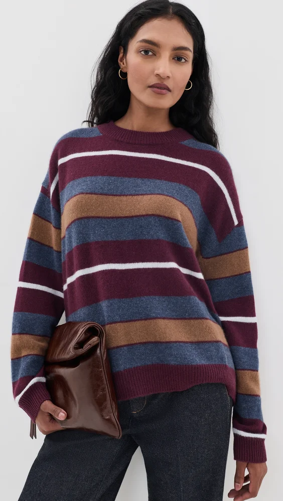 Serrano Cashmere Relaxed Crew Sweater