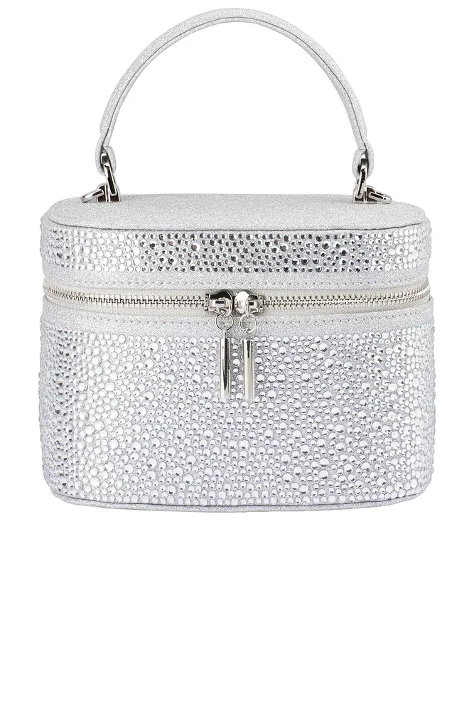 Beckie Zip Top Crystal Bag